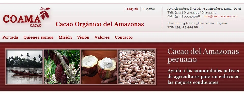 Cacao Orgánico del Amazonas